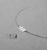 “Wheat” Silver Necklace