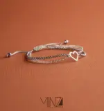 “Ice Mini Heart” Silver Bracelet