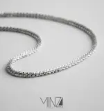 “Textural” Silver Necklace