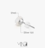 “Rosa” Silver Earrings