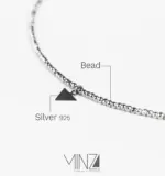 “Triangle” Silver Anklet