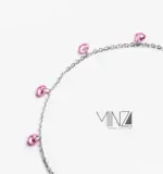 “Spirea” Silver Anklet