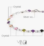 “Rainbow” Silver Bracelet