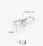 “Princess” Silver Earrings