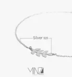 “Wheat” Silver Anklet