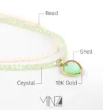 “Pastella” Gold Necklace