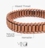 “Lambrusco” Leather Bracelet