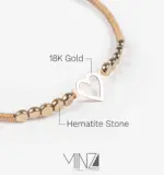 “Mini Heart” Gold Bracelet