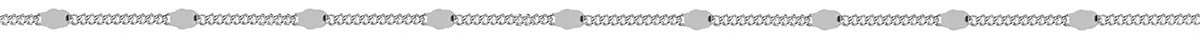 “Cartier Sequins” Silver Anklet