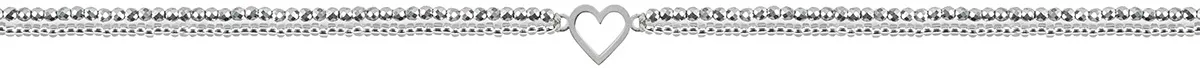 “Ice Mini Heart” Silver Bracelet “Ice Mini Heart” Silver Bracelet