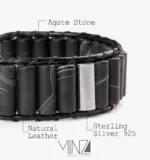 “Matte Spartan” Silver Bracelet